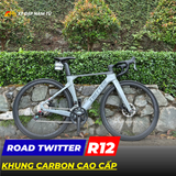 Xe đạp đua Twitter R12 [2025] Khung carbon, Group Retrospec 2x12 cấp 