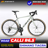  XE ĐẠP ĐUA CALLI R6.5, SHIMANO TIAGRA, KHUNG NHÔM, TAY ĐỀ LẮC 