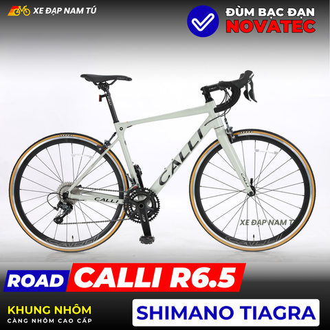  XE ĐẠP ĐUA CALLI R6.5, SHIMANO TIAGRA, KHUNG NHÔM, TAY ĐỀ LẮC 