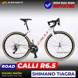  XE ĐẠP ĐUA CALLI R6.5, SHIMANO TIAGRA, KHUNG NHÔM, TAY ĐỀ LẮC 