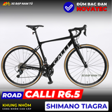  XE ĐẠP ĐUA CALLI R6.5, SHIMANO TIAGRA, KHUNG NHÔM, TAY ĐỀ LẮC 
