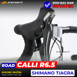  XE ĐẠP ĐUA CALLI R6.5, SHIMANO TIAGRA, KHUNG NHÔM, TAY ĐỀ LẮC 