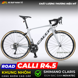  XE ĐẠP ĐUA CALLI R4.5, KHUNG NHÔM, TAY ĐỀ LẮC, GROUP SHIMANO CLARIS 2X8 