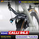  XE ĐẠP ĐUA CALLI R6.5, SHIMANO TIAGRA, KHUNG NHÔM, TAY ĐỀ LẮC 