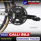  XE ĐẠP ĐUA CALLI R6.5, SHIMANO TIAGRA, KHUNG NHÔM, TAY ĐỀ LẮC 