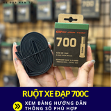  RUỘT XE ĐẠP 700C ĐỦ KÍCH THƯỚC, MỌI LOẠI VAN DÀNH CHO XE ĐẠP ĐUA, TOURING, FIXED GEAR 