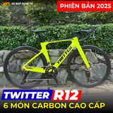  Xe đạp đua Twitter R12 [BẢN 2025] 6 MÓN CARBON CAO CẤP 