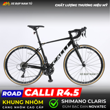  XE ĐẠP ĐUA CALLI R4.5, KHUNG NHÔM, TAY ĐỀ LẮC, GROUP SHIMANO CLARIS 2X8 
