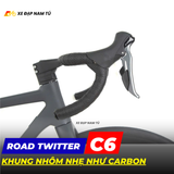  XE ĐAP ROAD TWITTER C6 - KHUNG NHÔM CAO CẤP 