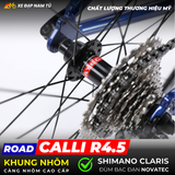  XE ĐẠP ĐUA CALLI R4.5, KHUNG NHÔM, TAY ĐỀ LẮC, GROUP SHIMANO CLARIS 2X8 