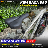  XE ĐẠP MTB CATANI RS X6 CÓ BAGA SAU VÀ PHUỘC NHÚN 