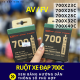  RUỘT XE ĐẠP 700C ĐỦ KÍCH THƯỚC, MỌI LOẠI VAN DÀNH CHO XE ĐẠP ĐUA, TOURING, FIXED GEAR 