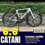  XE ĐẠP TOURING CATANI CA 6.6 - KHUNG ĐÚC NGUYÊN KHỐI, GROUP SHIMANO CLARIS, PHANH DẦU, CỐI NỔ LỚN 