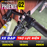  XE ĐẠP TRỢ LỰC ĐIỆN PHOENIX G2 - PIN LITHIUM CAO CẤP 