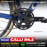  XE ĐẠP ĐUA CALLI R4.5, KHUNG NHÔM, TAY ĐỀ LẮC, GROUP SHIMANO CLARIS 2X8 