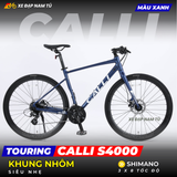  XE  ĐẠP TOURING CALLI S4000 - KHUNG NHÔM, CÀNG NHÔM SIÊU NHẸ, CỐI NỔ LỚN 