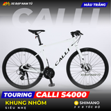  XE  ĐẠP TOURING CALLI S4000 - KHUNG NHÔM, CÀNG NHÔM SIÊU NHẸ, CỐI NỔ LỚN 