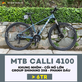  XE ĐẠP MTB CALLI 4100 - KHUNG NHÔM, CỐI NỔ LỚN 