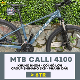  XE ĐẠP MTB CALLI 4100 - KHUNG NHÔM, CỐI NỔ LỚN 