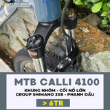  XE ĐẠP MTB CALLI 4100 - KHUNG NHÔM, CỐI NỔ LỚN 