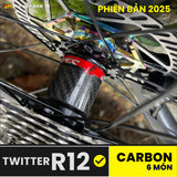  Xe đạp đua Twitter R12 [BẢN 2025] 6 MÓN CARBON CAO CẤP 