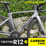  Xe đạp đua Twitter R12 [BẢN 2025] 6 MÓN CARBON CAO CẤP 