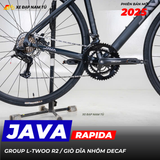  XE ĐẠP ĐUA JAVA RAPIDA - KHUNG SƯỜN NHÔM, PHANH ĐĨA DẦU THUỶ LỰC 