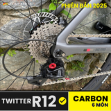  Xe đạp đua Twitter R12 [BẢN 2025] 6 MÓN CARBON CAO CẤP 