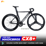  Xe đạp Fixgear MagicBros CX8 Plus - Mâm 3 đao trước 