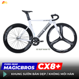  Xe đạp Fixgear MagicBros CX8 Plus - Mâm 3 đao trước 