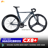  Xe đạp Fixgear MagicBros CX8 Plus - Mâm 3 đao trước 