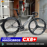  Xe đạp Fixgear MagicBros CX8 Plus - Mâm 3 đao trước 