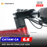  XE ĐẠP TOURING CATANI CA 6.6 - KHUNG ĐÚC NGUYÊN KHỐI, GROUP SHIMANO CLARIS, PHANH DẦU, CỐI NỔ LỚN 