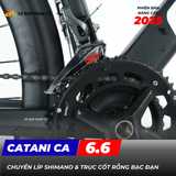  XE ĐẠP TOURING CATANI CA 6.6 - KHUNG ĐÚC NGUYÊN KHỐI, GROUP SHIMANO CLARIS, PHANH DẦU, CỐI NỔ LỚN 