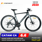 XE ĐẠP TOURING CATANI CA 6.6 - KHUNG ĐÚC NGUYÊN KHỐI, GROUP SHIMANO CLARIS, PHANH DẦU, CỐI NỔ LỚN 