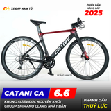  XE ĐẠP TOURING CATANI CA 6.6 - KHUNG ĐÚC NGUYÊN KHỐI, GROUP SHIMANO CLARIS, PHANH DẦU, CỐI NỔ LỚN 