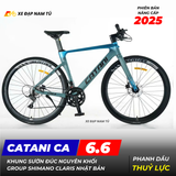  XE ĐẠP TOURING CATANI CA 6.6 - KHUNG ĐÚC NGUYÊN KHỐI, GROUP SHIMANO CLARIS, PHANH DẦU, CỐI NỔ LỚN 