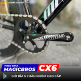  XE ĐẠP FIXED GEAR MAGICBROS CX6 KHUNG NHÔM 