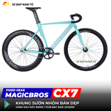  XE ĐẠP FIXED GEAR MAGICBROS CX7 KHUNG NHÔM BẢN DẸP 