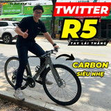  XE ĐẠP TOURING TWITTER R5 [2025] KHUNG CARBON, TAY LÁI THẲNG 