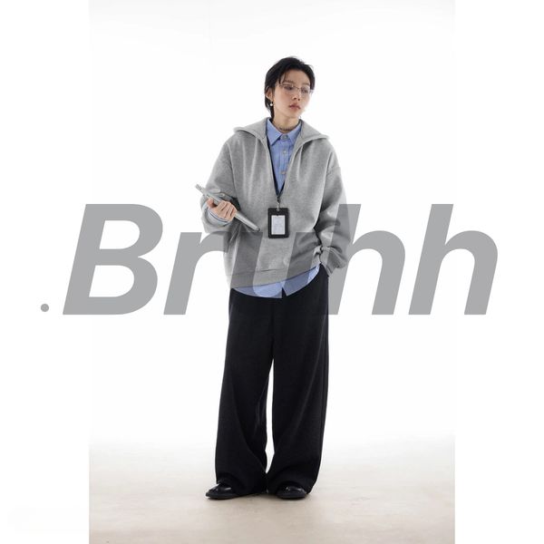  Bruhh 008 - Hoodie khoét cổ sâu 