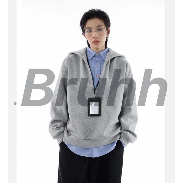  Bruhh 008 - Hoodie khoét cổ sâu 