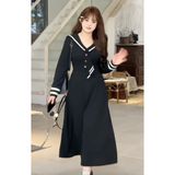  Váy đen hải quân 