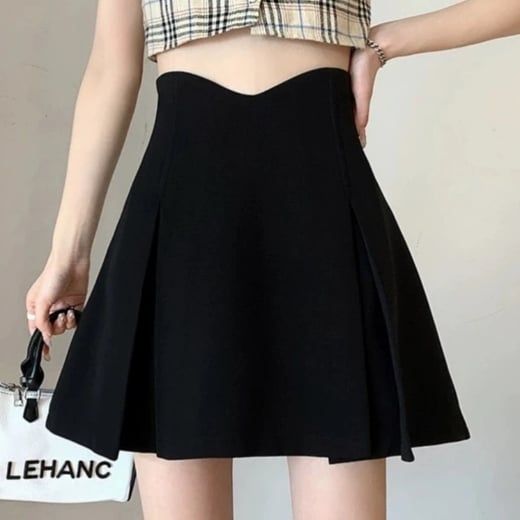  SET ÁO NHÚN CỔ V + CHÂN VÁY XUÔNG 