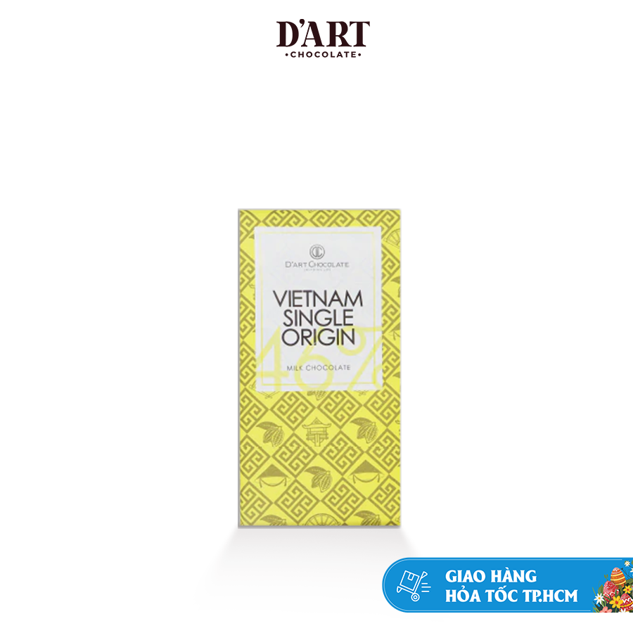  Thanh Socola Việt Nam Single Origin 46% - Milk Chocolate 