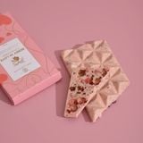  Thanh Socola Sữa Nguyên Chất Berry In Love 40% Cacao Nhân Dâu Sấy 