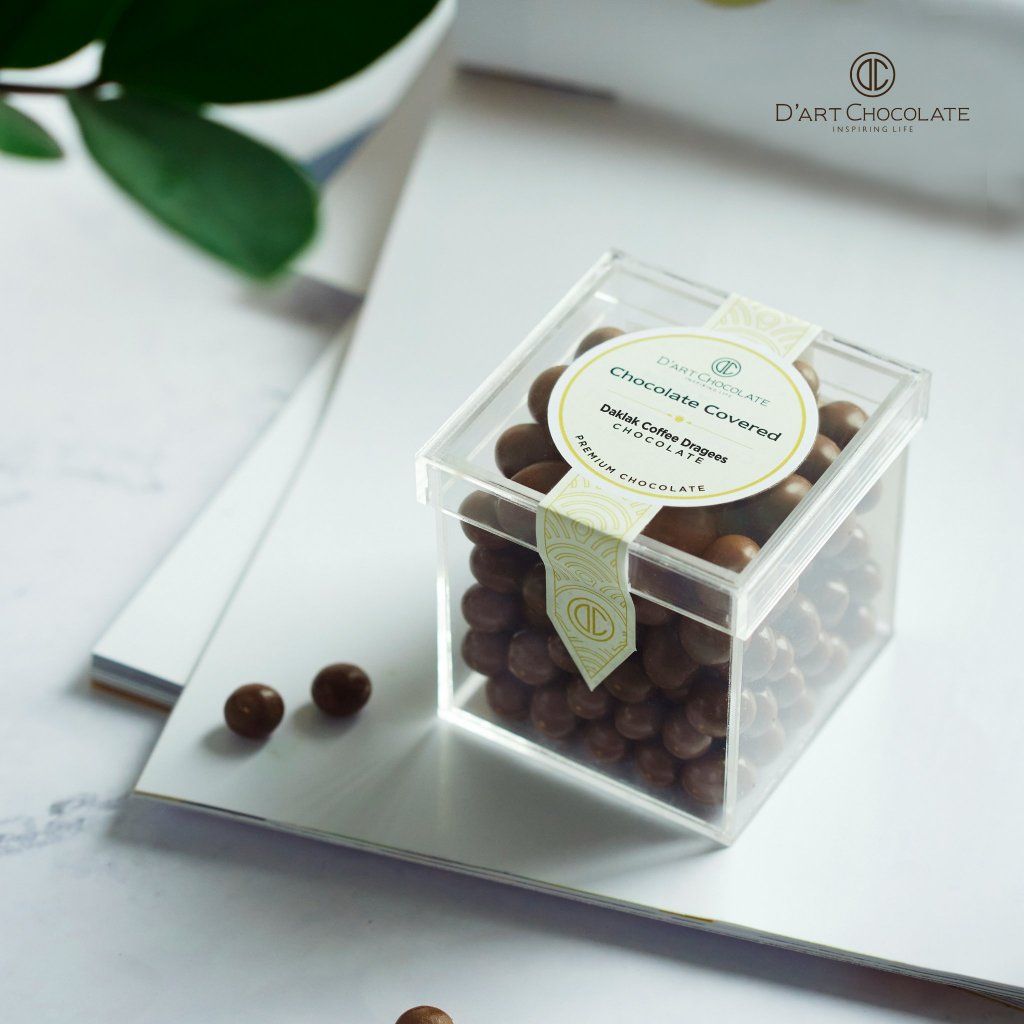  Hạt Cà Phê Đắk Lắk Phủ Socola - D'art Chocolate 65g 