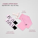 COMBO UPPER BODY - Bộ dụng cụ tập thân trên (tay, vai, lưng) - Gồm 3 loại dụng cụ 