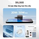  Củ sạc nhanh Salaman Edge SF/SX 20W/30W 