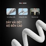  Cáp sạc nhanh Salaman Chuẩn PD MFI 